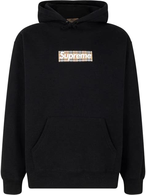 supreme burberry hoodies|burberry hoodie men sale.